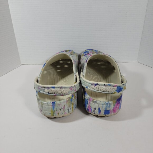 Awake x Crocs Classic Slip On Clogs Multicolor Men\'s Size 13